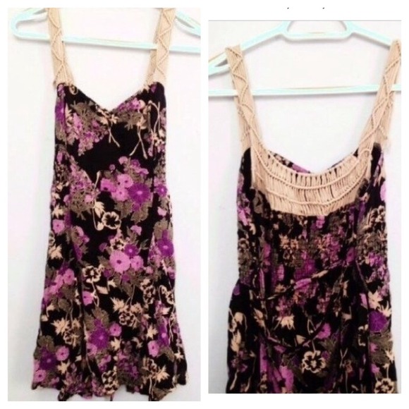 FREE PEOPLE MACRAME DRESS