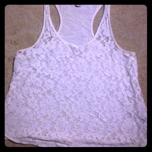 Forever21 knit lace tank