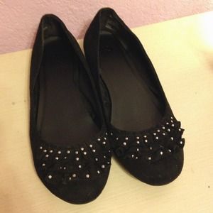 Black Ballet Flats