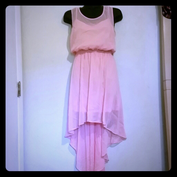 🔴SOLD🔴Coral Hi Low Dress