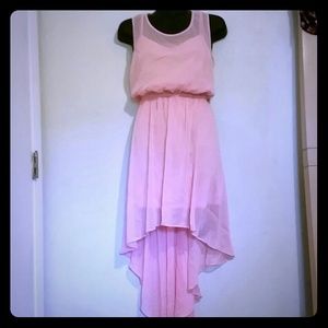 🔴SOLD🔴Coral Hi Low Dress