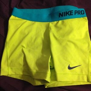 Nike dry fit spandex shorts