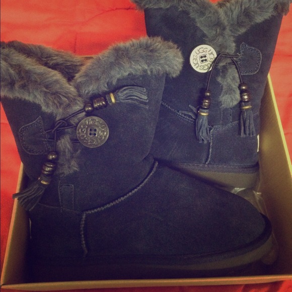 UGG Boots - K Bailey Button Boot Blue Girl UGG