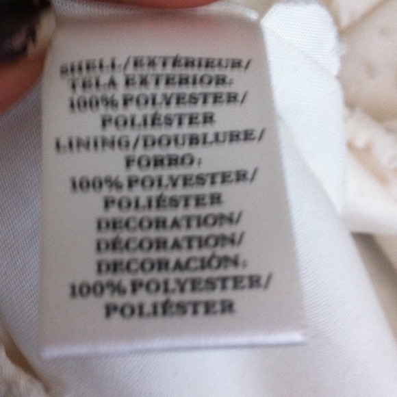 Ann Taylor Cream textured top - Picture 2 of 3