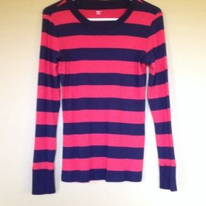 GAP super soft striped long sleeve shirt