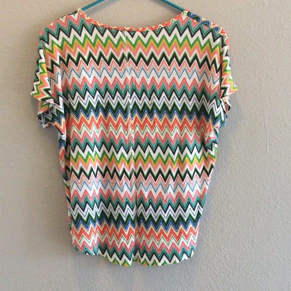 🚫SOLD💗 multicolor zig zag hi low top 💗 - Picture 4 of 4