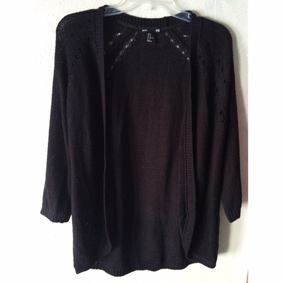 H&M Sweaters - Black Knit Cardigan