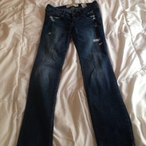 Ripped Abercrombie jeans