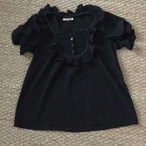 made in Korean Olivedesolive cute black top