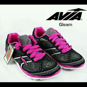 Avia rubber shoes new in box pink black