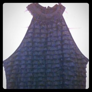 Cute Black Sleeveless Party Top