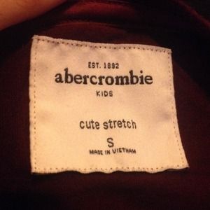 Maroon Abercrombie long sleeve.