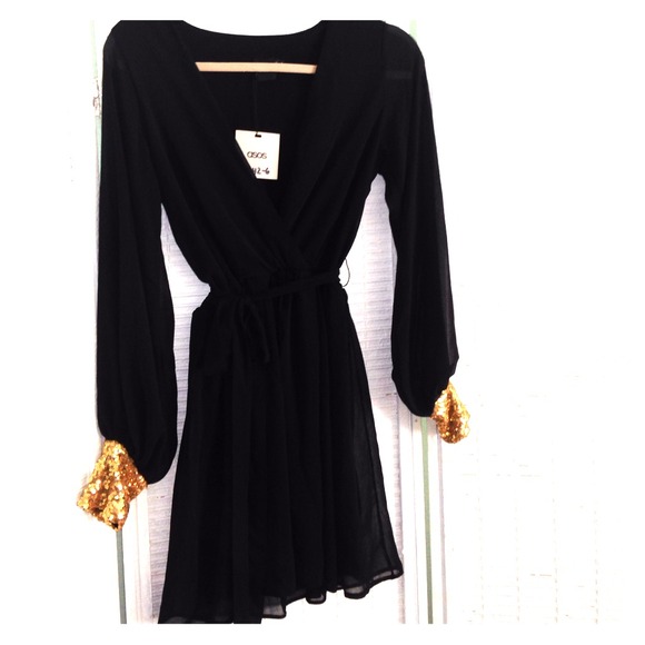 ASOS 😍Little black party dress❄️❄️👌