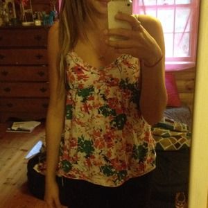 Flowered tank top!