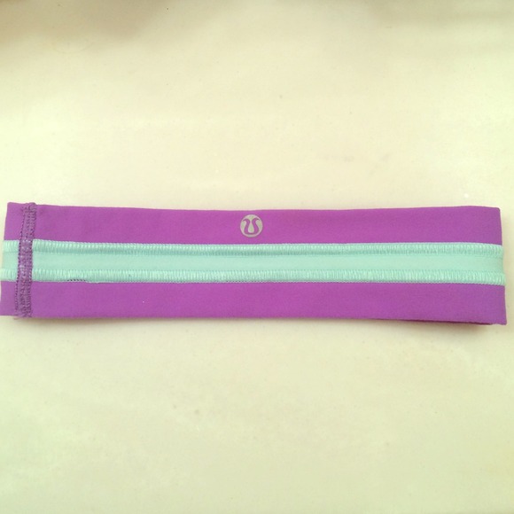 lululemon athletica Other - Blue and purple striped lululemon headband