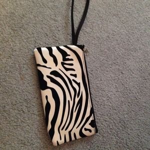 Zebra wristlet