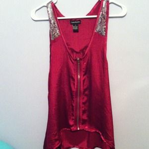 Gorgeous Magenta Flowey Tank