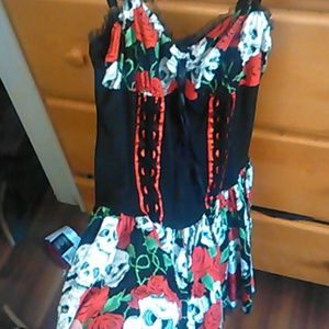 Sexy skull dress