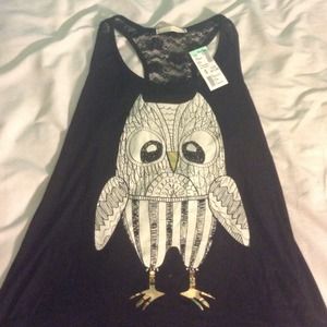 Owl tank top