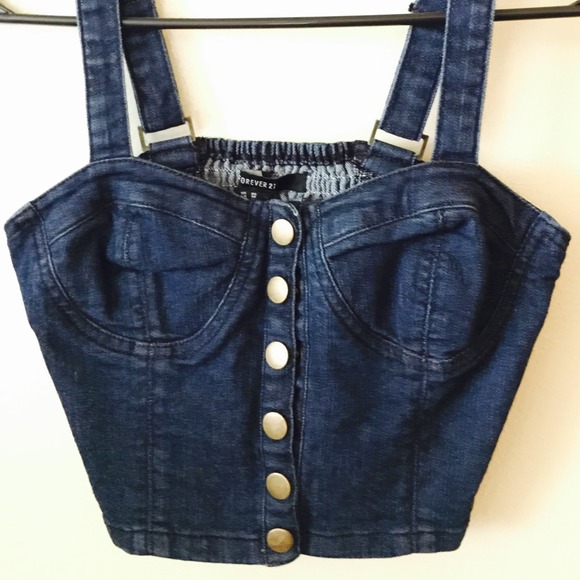 Denim Bustier