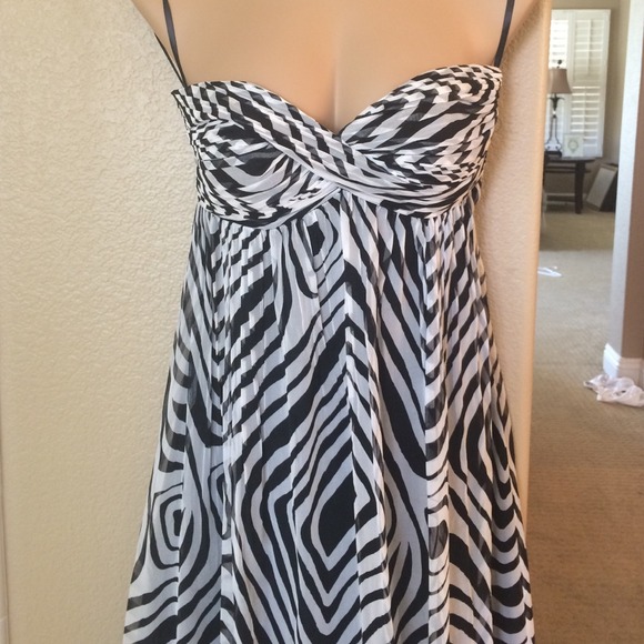 Silk strapless maxi dress