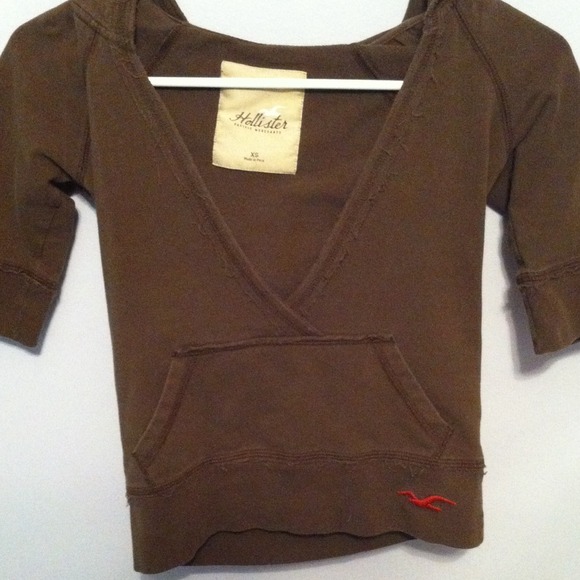 Hollister Cropped Hoodie