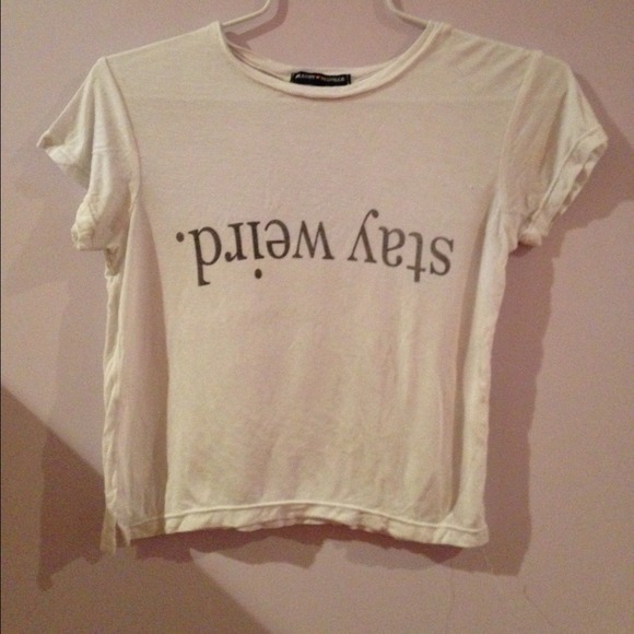 Stay weird brandy shirt