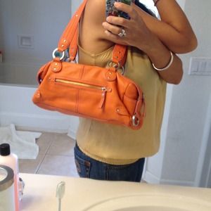 Orange bag by hype.