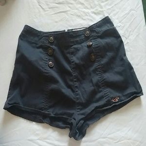 High waisted sailor shorts