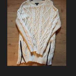 Forever 21 oversized cream sweater