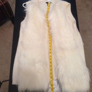 H&M fur vest!