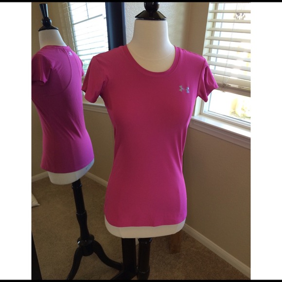 Under Armour pink shirt