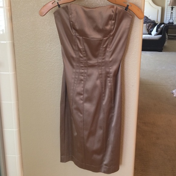 Bebe strapless dress