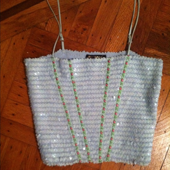 BETSEY JOHNSON Evening line- sequin top