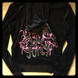 Juicy couture black zip up