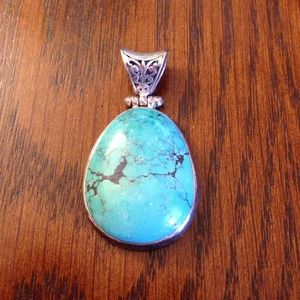 Turquoise Sterling Silver Pendant