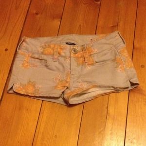 Blue American Eagle stretchy shorts.