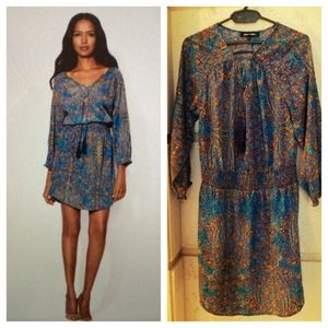 Alex+Alex slouchy shirt dress with tassels