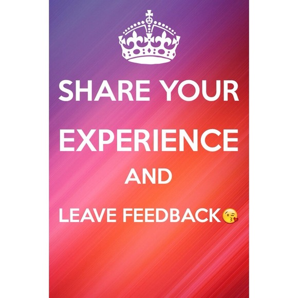 Feedback is Appreciated😘