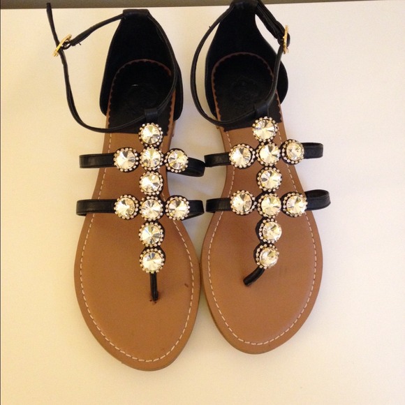 Brand New Never Worn - embellished sandals