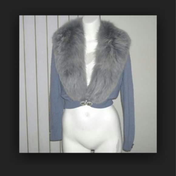 Removal Rabbit Fur Cashmere Vintage Sweater