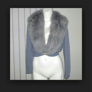 Removal Rabbit Fur Cashmere Vintage Sweater