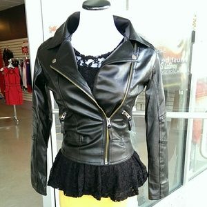 Motorcycle Leather Coat