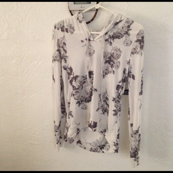 White and grey long sleeve