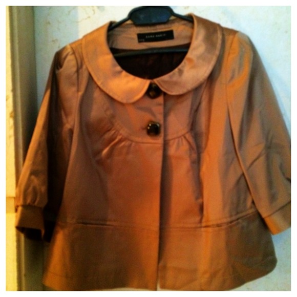 Gold Zara jacket!