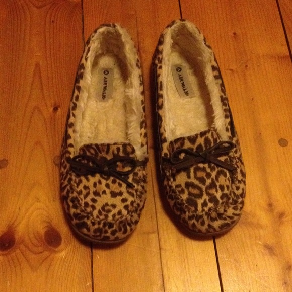 Cute Leapord Print Moccasins