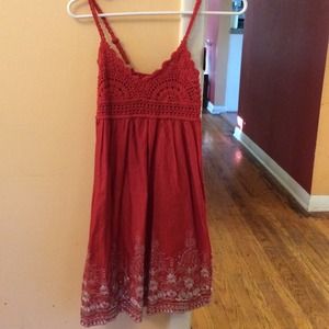 "Ultra Pink" red dress