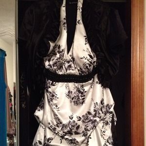 Formal floral dress & shrug