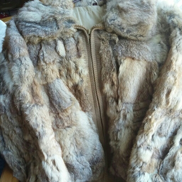 Rabbit fur coat - Picture 2 of 4