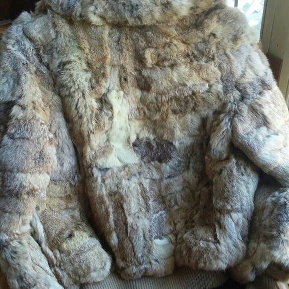 Rabbit fur coat - Picture 3 of 4